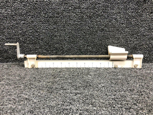 Cessna Aircraft Parts 1660121-1 / 1660116-1 Cessna A188B Hopper Control Support W/ Micrometer