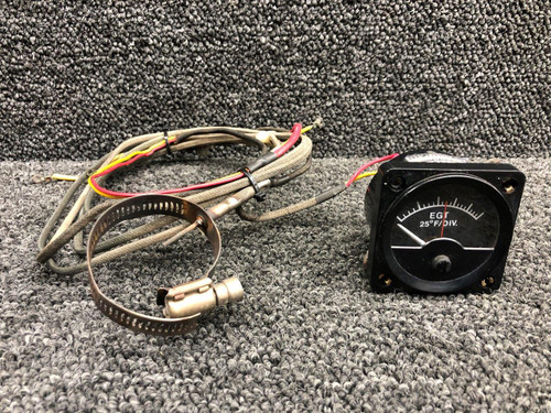 202A-1B Alcor Exhaust Gas Temperature Gauge W/ Probe