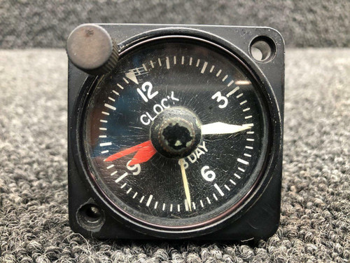 West Air Instruments 35-380004-5 USE 50-380013-5 West Air Inst 8 Day Clock Indicator CORE
