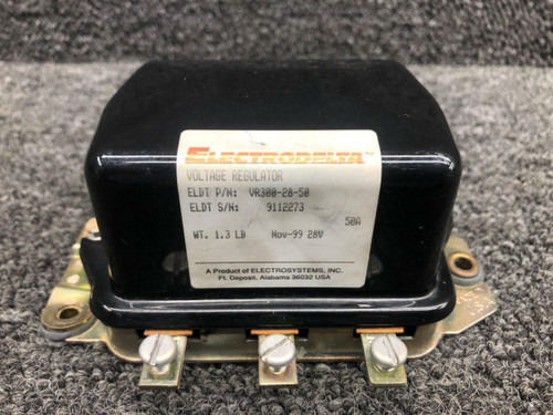 VR300-28-50 Electrodelta Voltage Regulator Assembly (Volts: 28, Amps: 50) BAS Part Sales | Airplane Parts