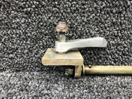 Cessna Aircraft Parts 0812000-13 / 0812000-30 Cessna 320A Fuel Selector Control Rod W/ Handle, Support