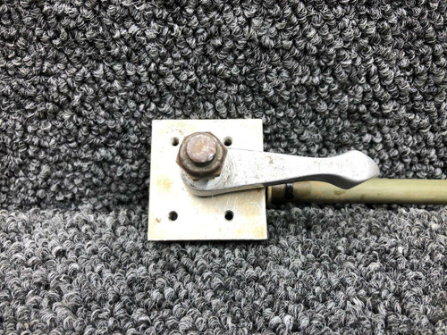 Cessna Aircraft Parts 0812000-13 / 0812000-30 Cessna 320A Fuel Selector Control Rod W/ Handle, Support