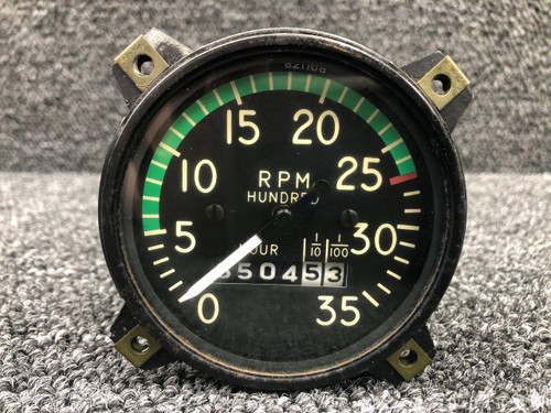 87379-003 (USE: 599-282) Piper PA28-140 Tachometer Indicator (Hours: 6504.53)
