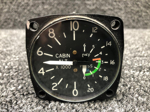 11-207 (ALT: C668515-0201) Marinair Cabin Differential Pressure Indicator