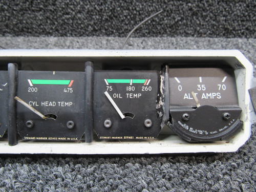 436456-V5 Piper PA28R-200 Instrument Gauge Cluster (Volts: 12)