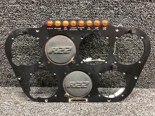 B197-1 / B195-10 Robinson R22 Seven Instrument Indicator Face W/ Post Lights