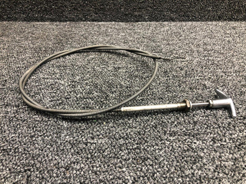 16775-000 (ALT: 454-120) Piper PA24-180 Parking Brake Cable (Length: 50-1/2") BAS Part Sales | Airplane Parts