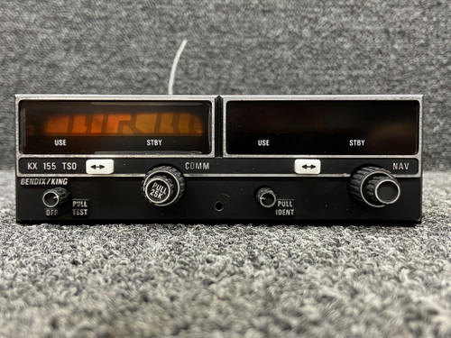 069-1024-42 Bendix KX-155 VHF Communication, Navigation Radio w Glideslope (14V)