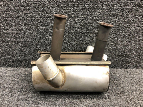 108-6221702 / 108-6221209 Franklin Motors 6A4-150-B3 Exhaust Muffler LH W/ Shroud BAS Part Sales | Airplane Parts