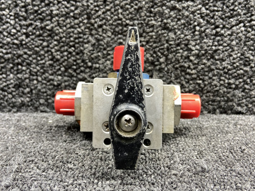 0513120-9 Cessna 177B Fuel Valve Selector Assembly w Handle