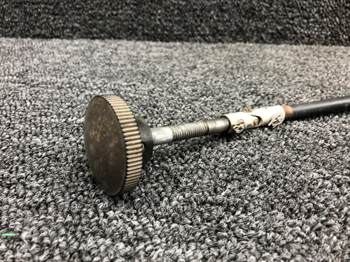 Piper Aircraft Parts 23165-000 / 21870-000 Piper PA24-250 Rudder Trim Control Tube W/ Knob