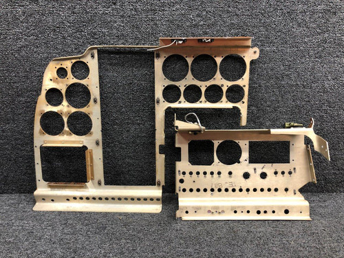 58-324037-1, 58-324038-3 Beech E-55 Instrument Panel RH with Pilot Sub Panel