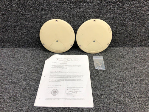 LSM-200-701-1 LoPresti Main Wheel Hub Cap Covers Set W/ STC Paperwork