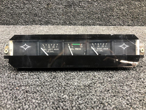 95241-013 Stewart Warner Instrument Cluster Gauge RH W/ Cover (Volts: 12) BAS Part Sales | Airplane Parts