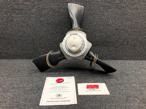 McCauley B3D36C424-D McCauley 3 Blade Propeller Hub W/ Logs Prop Struck CORE