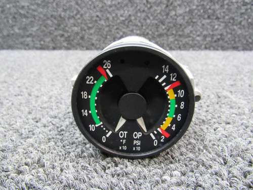 Horizon Aerospace 159262-1 Horizon Aerospace 7775-2 Oil Temp / Oil Pressure Indicator 28V