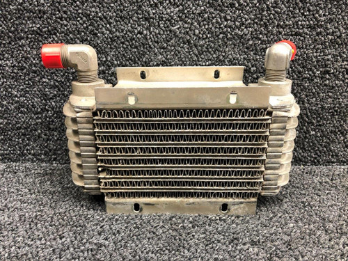 455-165 (USE: 35139-300) Lycoming O-320-E3D Harrison Oil Cooler Assembly BAS Part Sales | Airplane Parts
