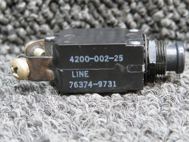 4200-002-25 Mechanical Products Push Circuit Breaker (Amps: 25)