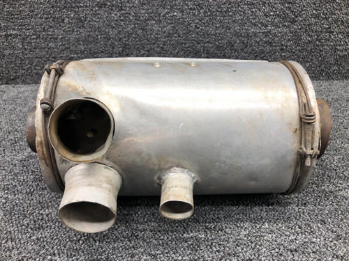 Lycoming Aircraft and Engine Parts 26345-005 USE 26345-008 Lycoming IO-540-D4A5 Exhaust Muffler LH W/ Shroud