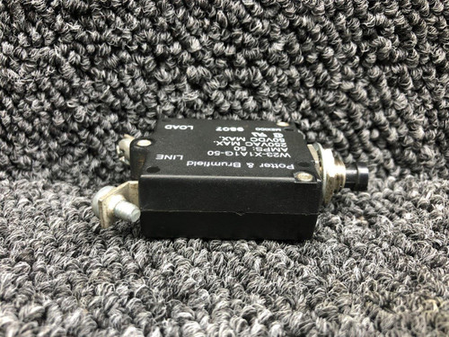 Potter and Brumfield W23-X1A1G-50 Potter and Brumfield Push Breaker Amp Switch 250V, 50A