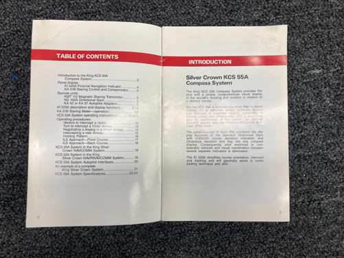 Bendix King 006-08256-0004 Bendix King KCS-55A Compass System Pilot's Guide 