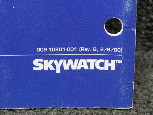 009-10801-001 BF Goodrich SkyWatch SKY497 Traffic Advisory System Pilot Guide