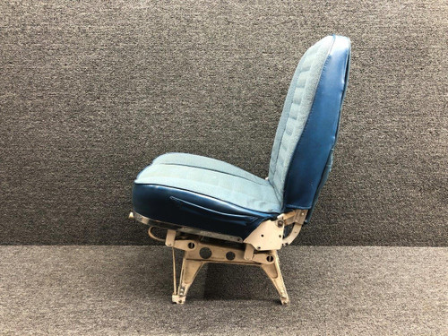 Cessna Aircraft Parts 0700630-7 Cessna 336 Pilot Seat Assembly W/ Vertical Adjust (Rails: 10") 