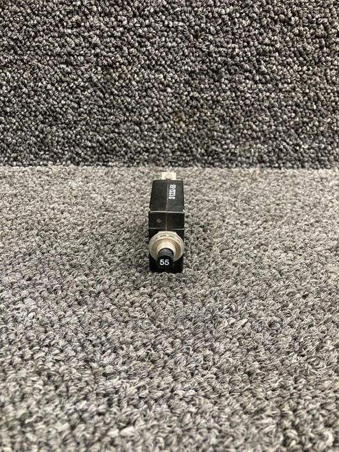 Tyco Electronics W23-X1001-55 Tyco Push Circuit Breaker (Volts: 50/250, Amps: 55) 