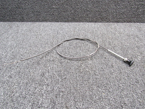 63902-003 Piper PA28-140 Carburetor Air Control Cable Assembly (Length: 48")