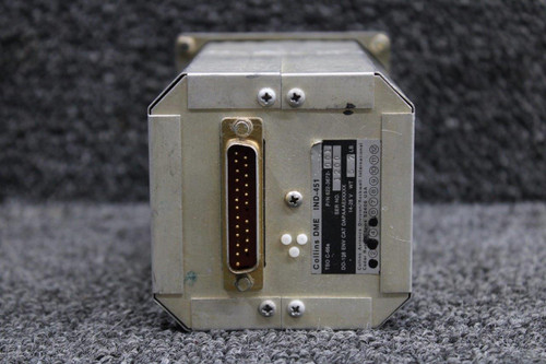 Collins 622-3672-001 Collins IND-451 DME Indicator W/ Mods (Volts: 14-28) (CORE) (SA) 