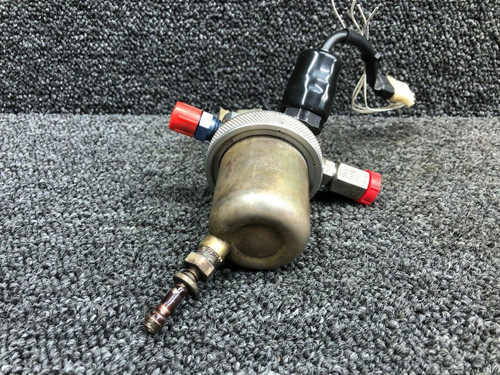 Robinson Helicopter & Airplane Parts A666-1 / D745-1 Robinson R44II Fuel Gascolator Assembly W/ Switch & Support 