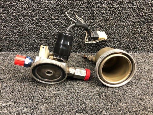 Robinson Helicopter & Airplane Parts A666-1 / D745-1 Robinson R44II Fuel Gascolator Assembly W/ Switch & Support 