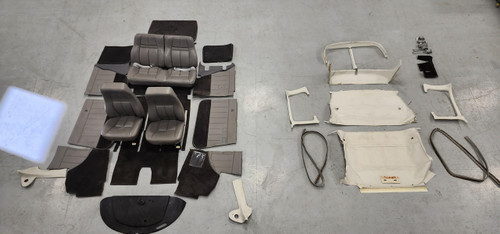 Cessna Aircraft Parts Cessna 182F Interior Set W/ Seats, Headliner, Carpet, and Plastics 