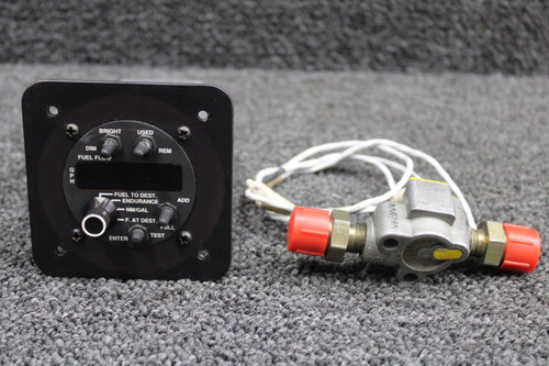 912041T-38-D Shadin Fuel Flow Indicator W/ Transducer (Volts: 14-28)