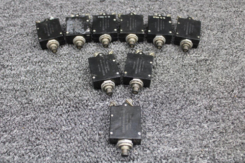 S1232 Wood Electric Circuit Breaker Set of 9 (Amps: 10, 15, 50)
