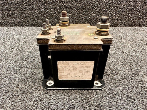 Hartman A-718AAP (ALT: AN3025-100) Hartman Reverse Current Relay (Volts: 28) 