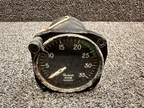 Standard Precision 0813605-7 (ALT: BMD-1001B) Standard Precision Dual Tachometer Indicator 