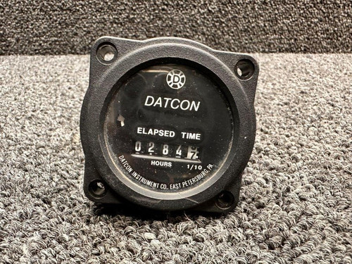 Datcon 773 Datcon Hour Meter Indicator (Hours: 284.7) (Volts: 4-40) 