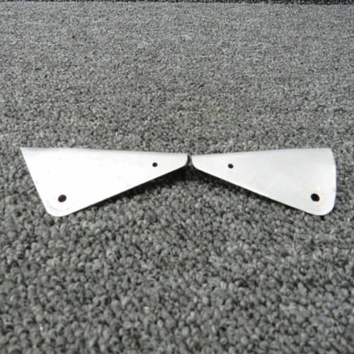 2213057-1 / 2213058-1 Cessna 182 LH Nose Gear Door Hinge Bracket Set Fwd and Aft