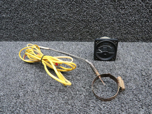 Alcor 46150 Alcor Exhaust Gas Temperature Indicator with Probe (Minus Yellow Needle) 