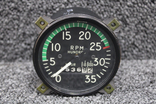 821108 Piper PA32-300 RPM Tachometer Indicator (Hours: 1536.92)