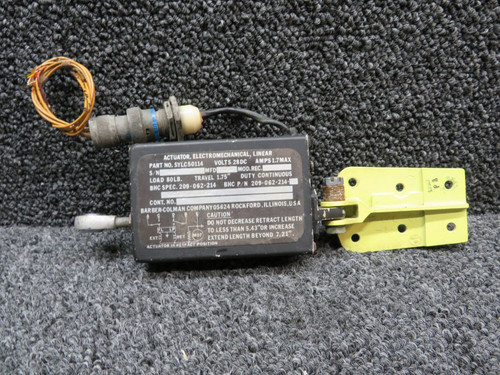 SYLC50114 (Alt: 209-062-214-1) Bell 412SP Barber Coleman Linear Actuator (28V)