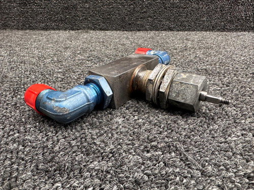 TSLA85800 Cessna A188B Marsh Instrument Shut-Off Valve Assembly