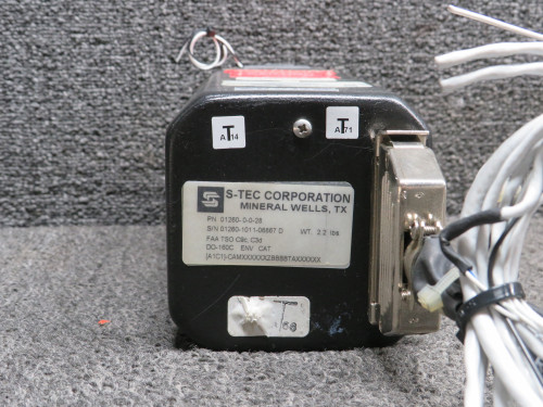 01260-0-0-28 S-Tec Turn Coordinator Indicator, Lighted (Volts: 28)