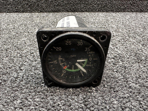 United Instruments 3000-0101 United Instruments Cabin Altitude Differential Pressure Indicator 