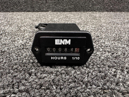 ENM T41E45 ENM Hour Meter Indicator (Hours: 84.8) (Volts: 10-80) 