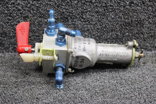 Beechcraft Parts 36-380026-1 Beech A-36 Fuel Selector Valve Assembly w Stop and Handle 