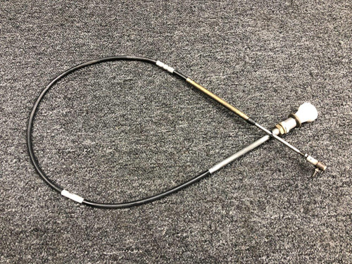 S-1222-2 Cessna 172C Throttle Control Cable Assembly (Length: 47-1/2”)