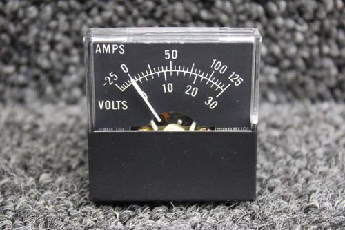 Jewell Ammeter CM-2664-1 (Alt: 910032-102) Jewell Ammeter, Voltmeter Indicator Has 8130-3 (NOS) 