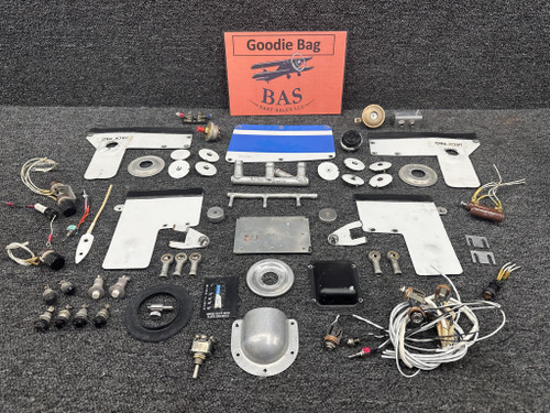 Beechcraft 95-C55 Goodie Bag with Switches, Knobs, Jack Pads and More